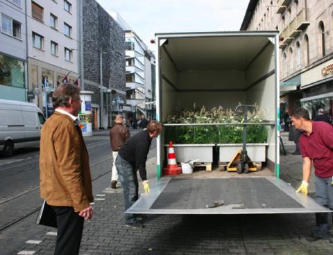 Anlieferung der Einsätze