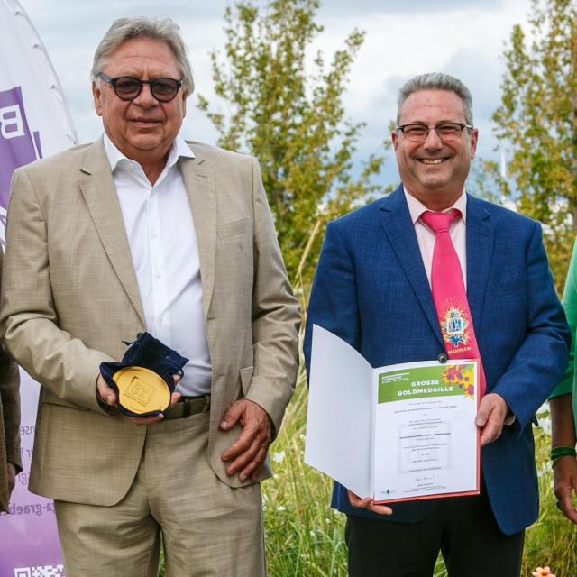 Bernd Otto und Eric Springer bei der Preisverleihung
